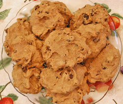 Banana Raisin Cookies