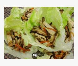 Lettuce Wraps with Shiitake Mushrooms