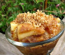 Raw Apple Crumble